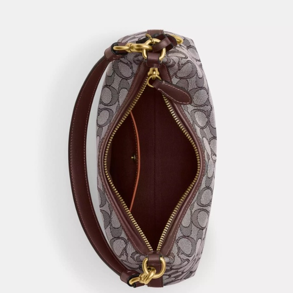 Authentic Coach Juliet Shoulder Bag 25 In Signature Jacquard - Picture 5 of 5